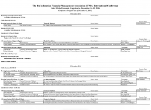 2016 IFMA Conference Program
